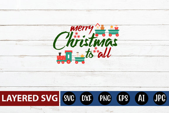 merry Christmas to all SVG Blessedprint 