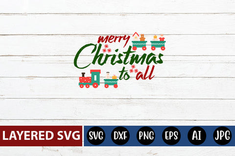 merry Christmas to all SVG Blessedprint 