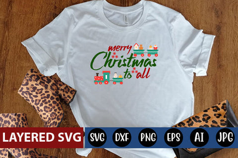 merry Christmas to all SVG Blessedprint 