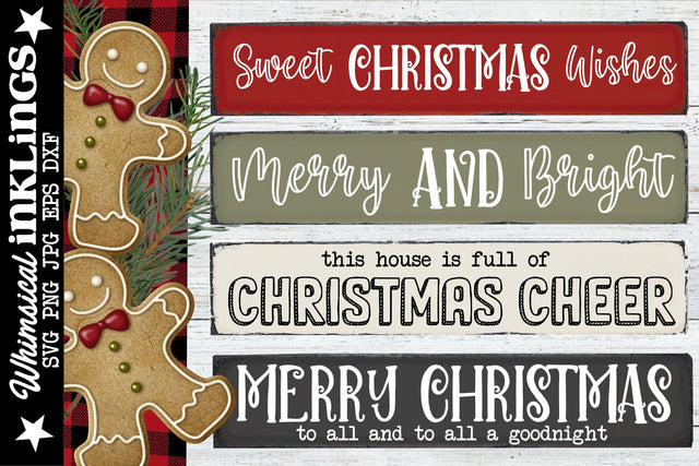 Merry Christmas To All SVG Set SVG Whimsical Inklings 