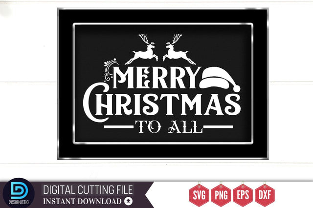 Merry christmas to all SVG SVG DESIGNISTIC 