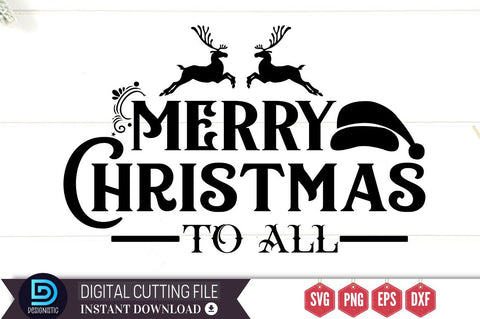Merry christmas to all SVG SVG DESIGNISTIC 