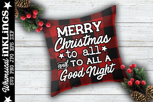 Merry Christmas To All SVG SVG Whimsical Inklings 