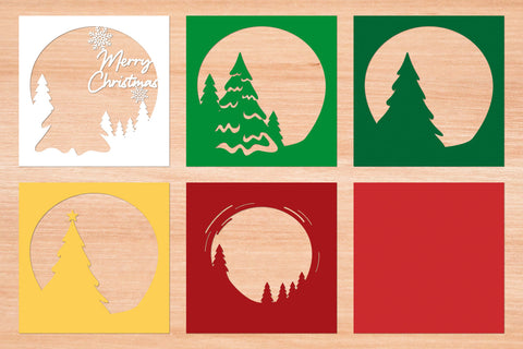 Merry Christmas Tree - 3D Layered Paper Cut SVG 1 SVG Slim Studio 