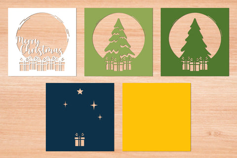 Merry Christmas Tree - 3D Layered Paper Cut SVG 4 SVG Slim Studio 