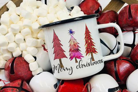 Merry Christmas Tree Sublimation Bundle Sublimation Natasha Prando 