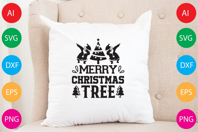 Merry Christmas Tree SVG CraftlabSvg29 