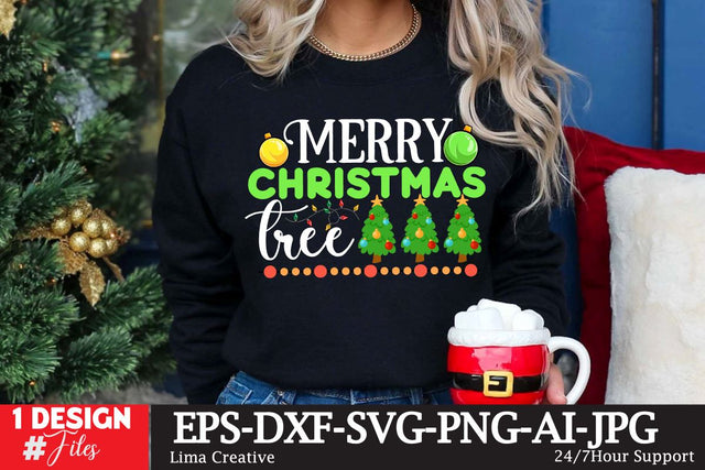 Merry Christmas Tree SVG Cute File SVG Insomnia Std 