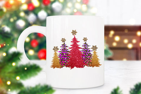 Merry Christmas Trees Sublimation I Holiday Sublimation Idea Sublimation Happy Printables Club 