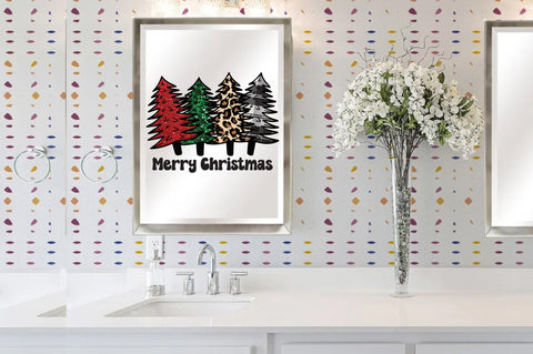 Merry Christmas Trees Sublimation Sublimation Jagonath Roy 