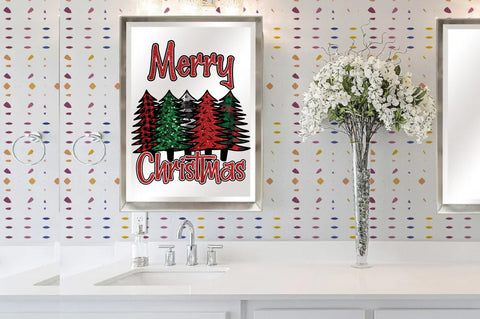 Merry Christmas Trees Sublimation Sublimation Jagonath Roy 