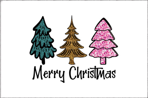 Merry Christmas Trees Sublimation Sublimation Jagonath Roy 