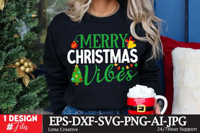 Merry Christmas Vibes SVG Cute File SVG Insomnia Std 