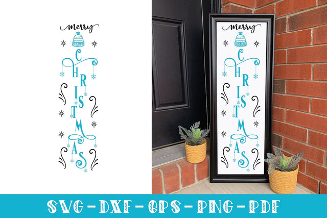 Merry Christmas | Winter Porch Sign SVG SVG CraftLabSVG 
