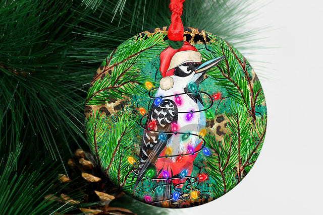 Merry Christmas Woodpecker Bird Png Christmas Ornament Sublimation Design, Woodpecker Png, Christmas Woodpecker Png, Xmas Woodpecker Png, Instant Download Sublimation BOO-design 