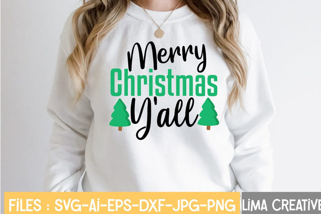 Merry Christmas Y all SVG Insomnia Std 