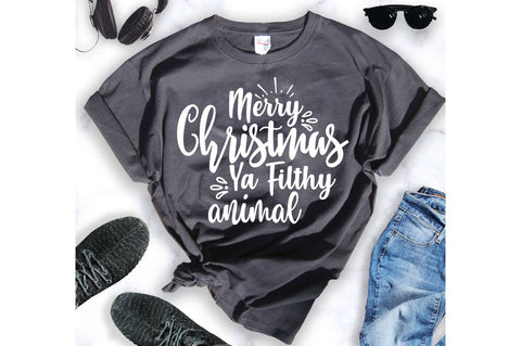 Merry Christmas Ya Filthy Animal svg SVG orpitasn 