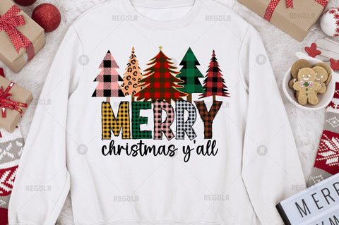 Merry christmas y'all Sublimation Design Sublimation Regulrcrative 