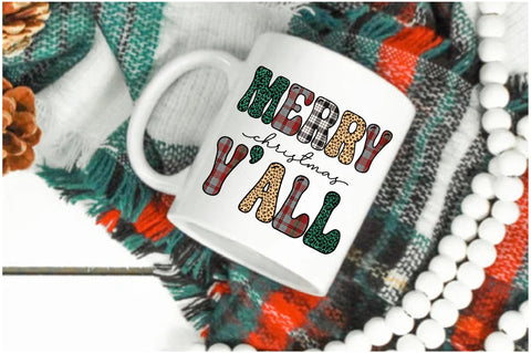 Merry Christmas Y'all Sublimation Sublimation Jagonath Roy 