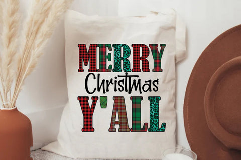 Merry Christmas Y'all Sublimation Sublimation Jagonath Roy 