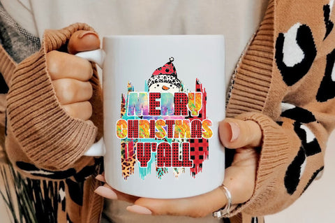 Merry Christmas Y'all Sublimation Sublimation Jagonath Roy 