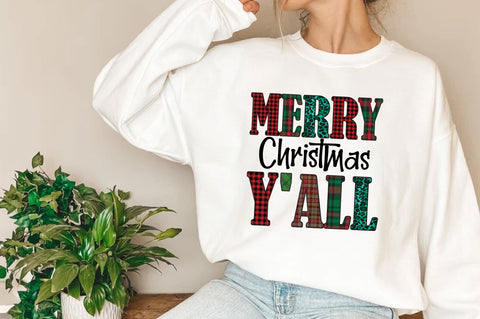 Merry Christmas Y'all Sublimation Sublimation Jagonath Roy 