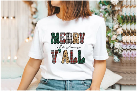 Merry Christmas Y'all Sublimation Sublimation Jagonath Roy 