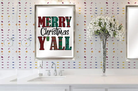 Merry Christmas Y'all Sublimation Sublimation Jagonath Roy 