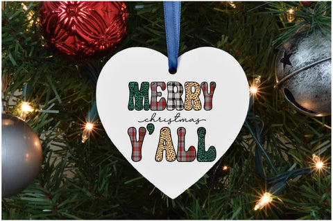 Merry Christmas Y'all Sublimation Sublimation Jagonath Roy 