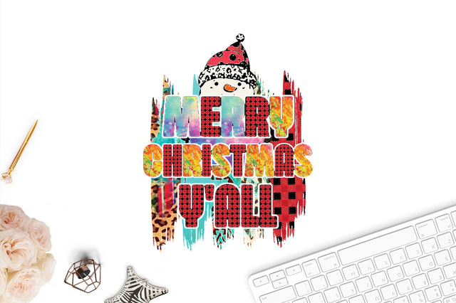 Merry Christmas Y'all Sublimation Sublimation Jagonath Roy 