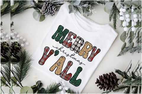 Merry Christmas Y'all Sublimation Sublimation Jagonath Roy 