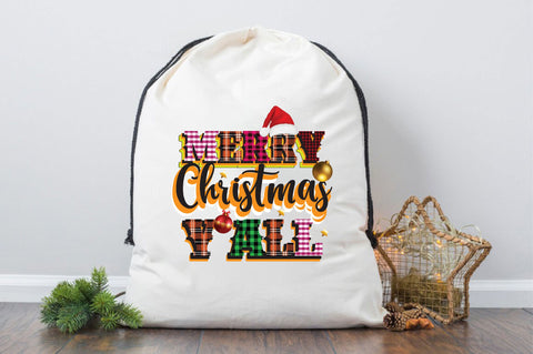 Merry Christmas Y'all Sublimation SVGArt 