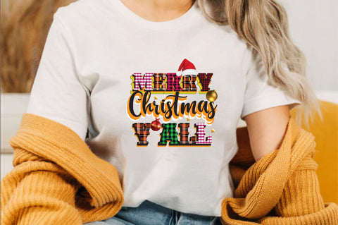 Merry Christmas Y'all Sublimation SVGArt 