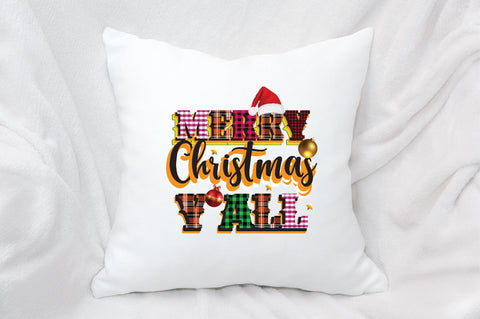 Merry Christmas Y'all Sublimation SVGArt 