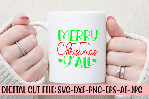Merry Christmas Y'all SVG Cut File SVG Syaman 