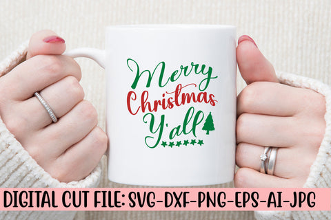 Merry Christmas Y'all SVG Cut File SVG Syaman 