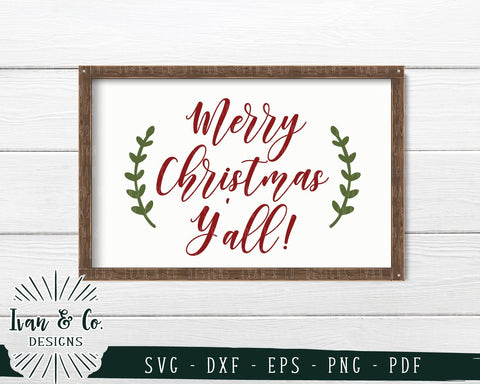 Merry Christmas Y'all SVG Files | Christmas | Holidays | Winter SVG (755203883) SVG Ivan & Co. Designs 