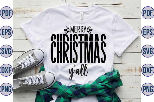 Merry Christmas Yall svg SVG orpitasn 