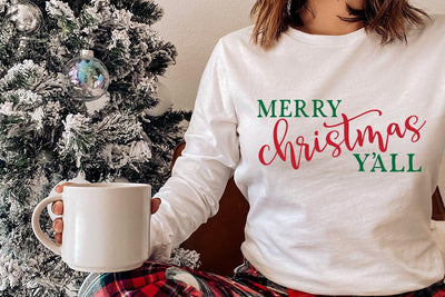 Merry Christmas Y'all SVG | VIP Extended Use License SVG So_Fontsy_VIP 