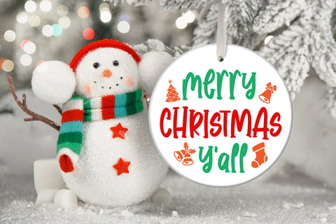 merry christmas y'all SVG,christmas sign SVG BB Type Studios 