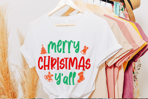 merry christmas y'all SVG,christmas sign SVG BB Type Studios 