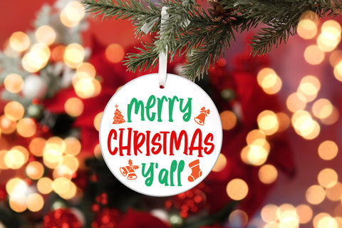 merry christmas y'all SVG,christmas sign SVG BB Type Studios 