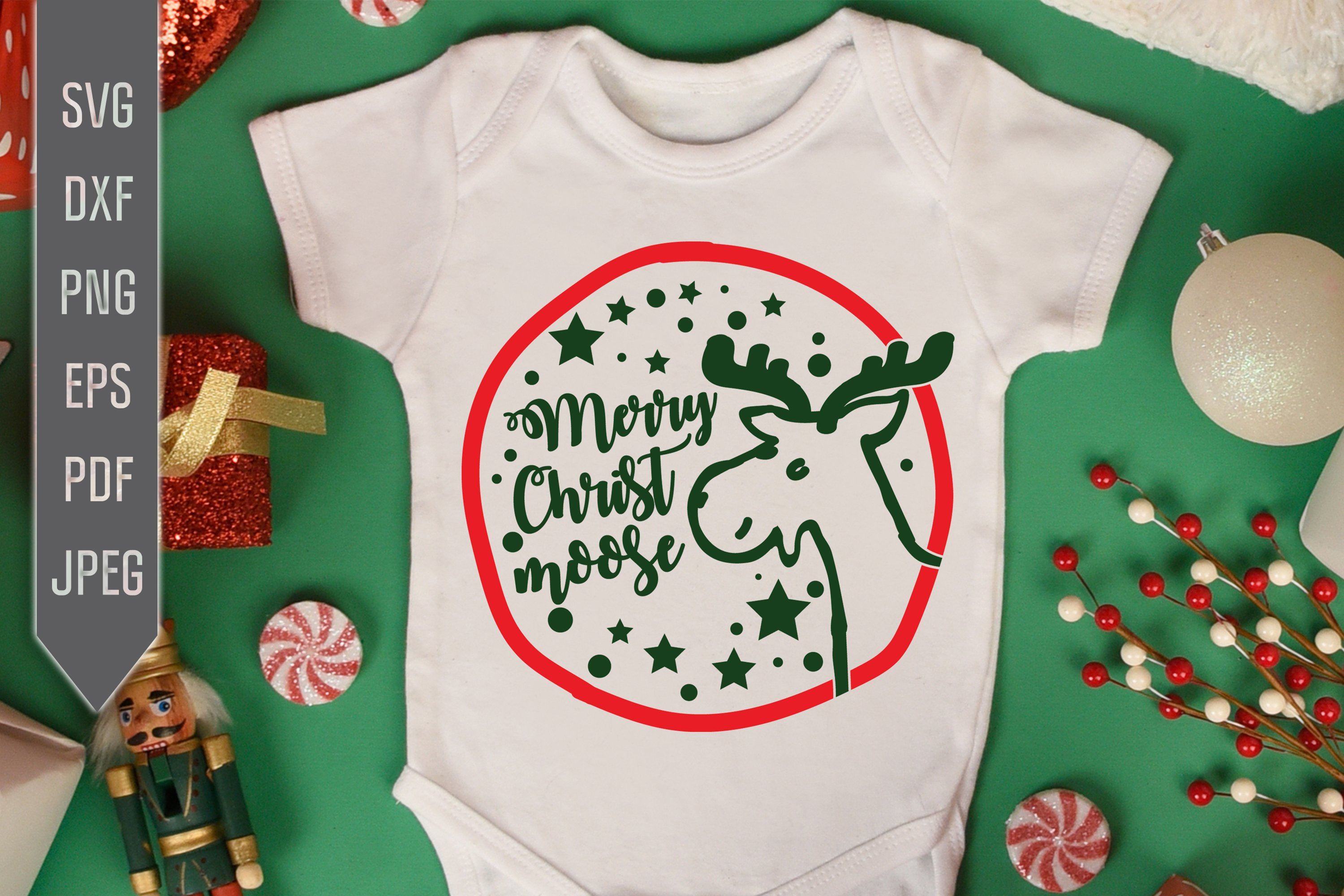 Merry Christmoose Svg. Christmas Shirt Svg. Christmas Svg. Baby Winter