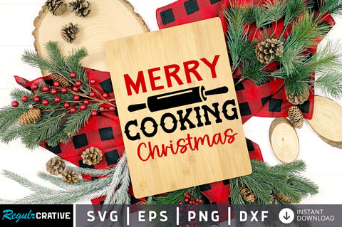 Merry cooking christmas SVG Design SVG Regulrcrative 