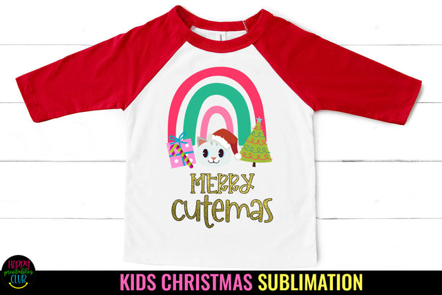 Merry Cutemas I Kids Christmas Sublimation I Baby Christmas Sublimation Happy Printables Club 