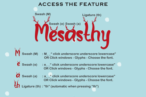 Merry Deer Font Prasetya Letter 