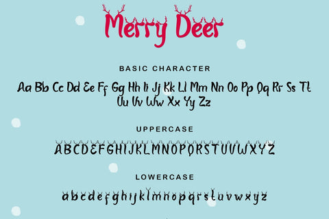Merry Deer Font Prasetya Letter 