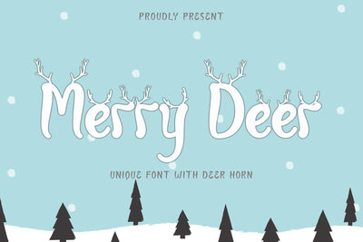 Merry Deer Font Prasetya Letter 