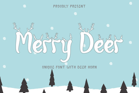 Merry Deer Font Prasetya Letter 