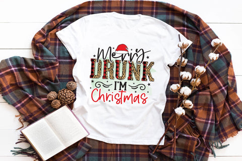 Merry Drunk I'm Christmas PNG Sublimation Sublimation CraftLabSVG 